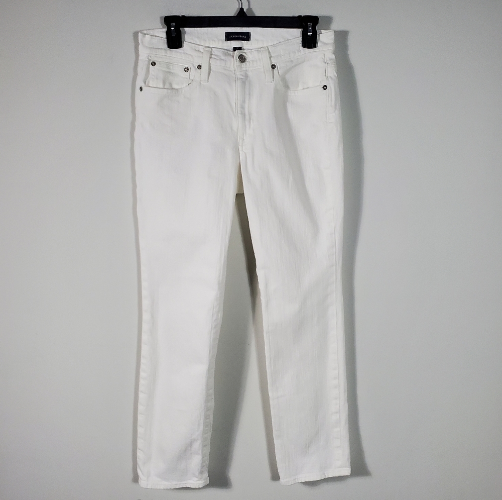 J. Crew Slim Broken-in Boyfriend Jean in White Size 27